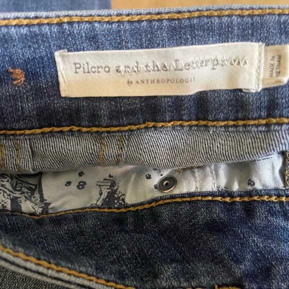 Pilcro and The Letterpress by Anthropologie High-Rise Denim Legging | 25 petite - Picture 9 of 12